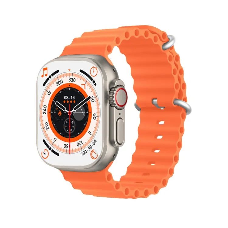 t800Ultra Smart Watch Series Bluetooth Call Smartwatch With Ocean Strap Wireless Charging Best Battery Timing