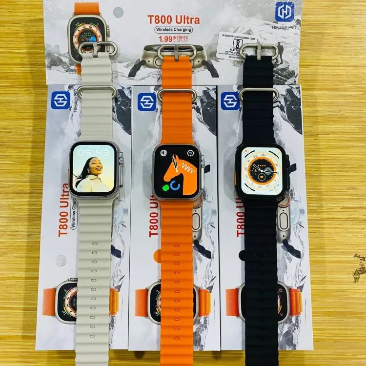 t800Ultra Smart Watch Series Bluetooth Call Smartwatch With Ocean Strap Wireless Charging Best Battery Timing